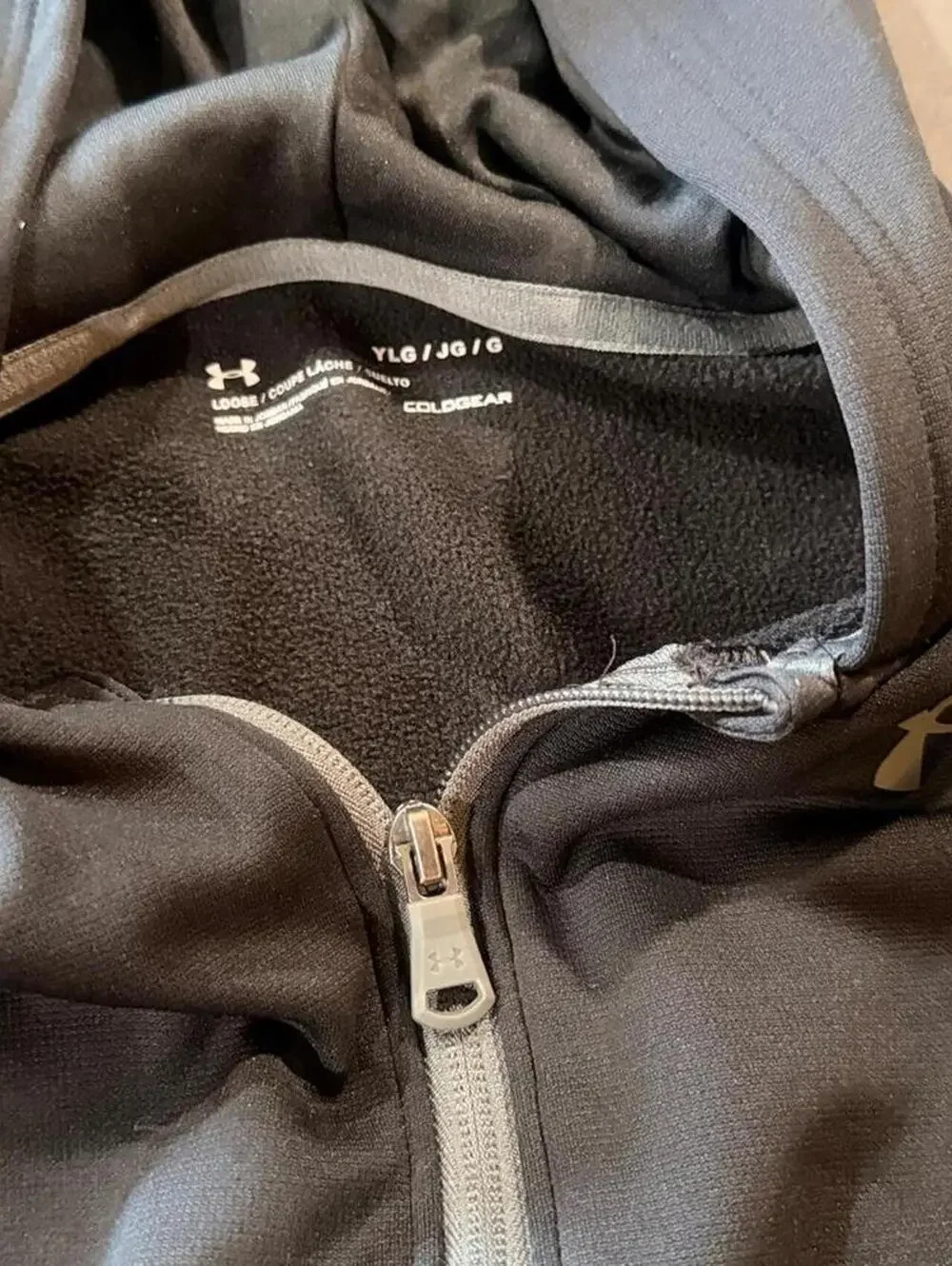 Under Armour Kids Gray Hoodie Size 12